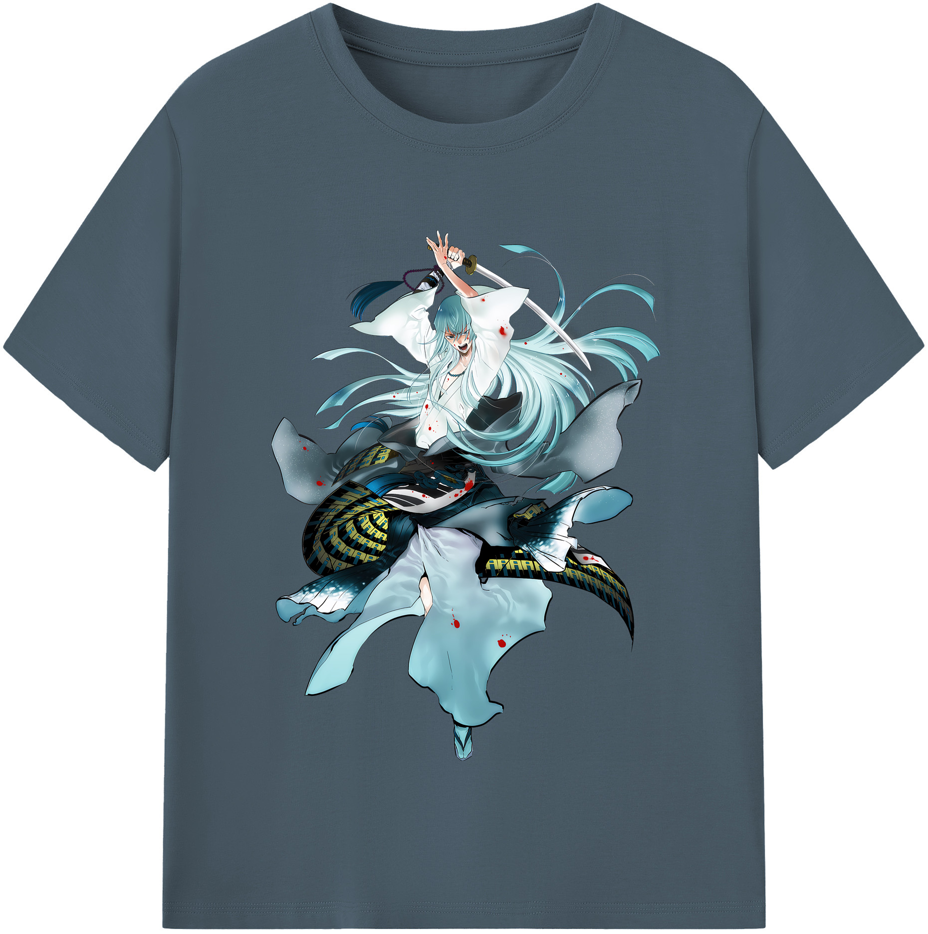 （画像用） 刀剣乱舞 Touken Ranbu 綿100％半袖Tシャツ（フロントプリント）